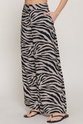 Zebra Flowy Pants