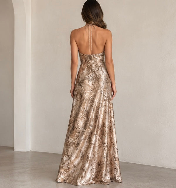 Beige Maxi Dress