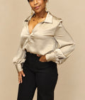 Beige Blouse